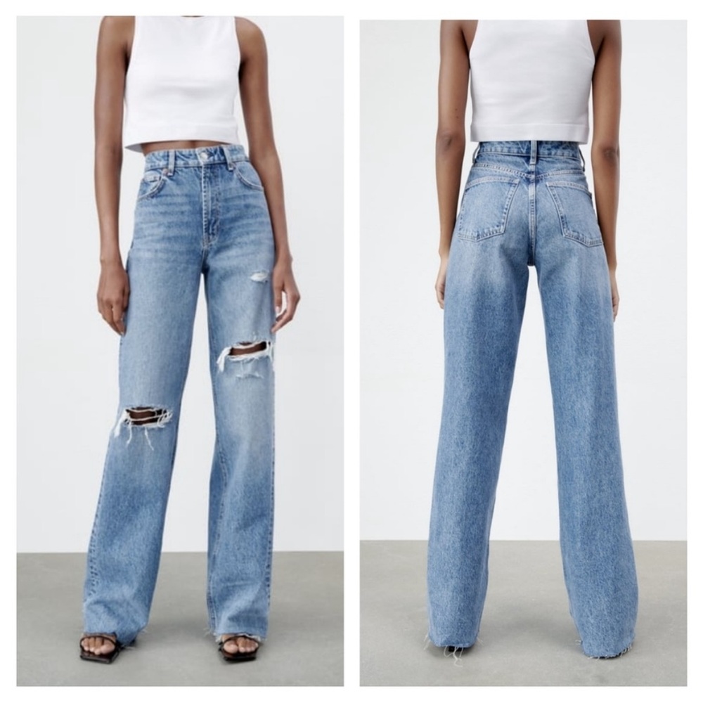 🌈 3 for $20 🌈  Distressed Wide leg Women's Jeans